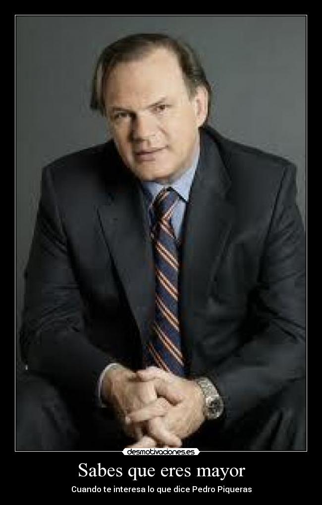 Sabes que eres mayor - 