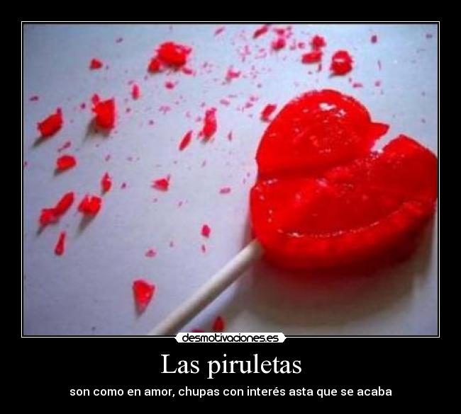 Las piruletas -