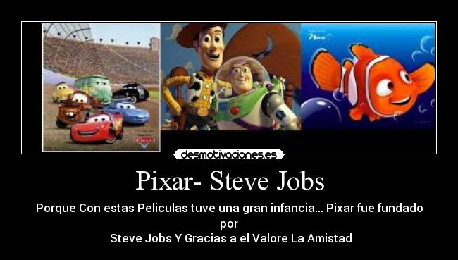 Pixar- Steve Jobs -