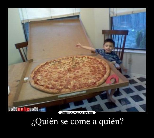¿Quién se come a quién? -