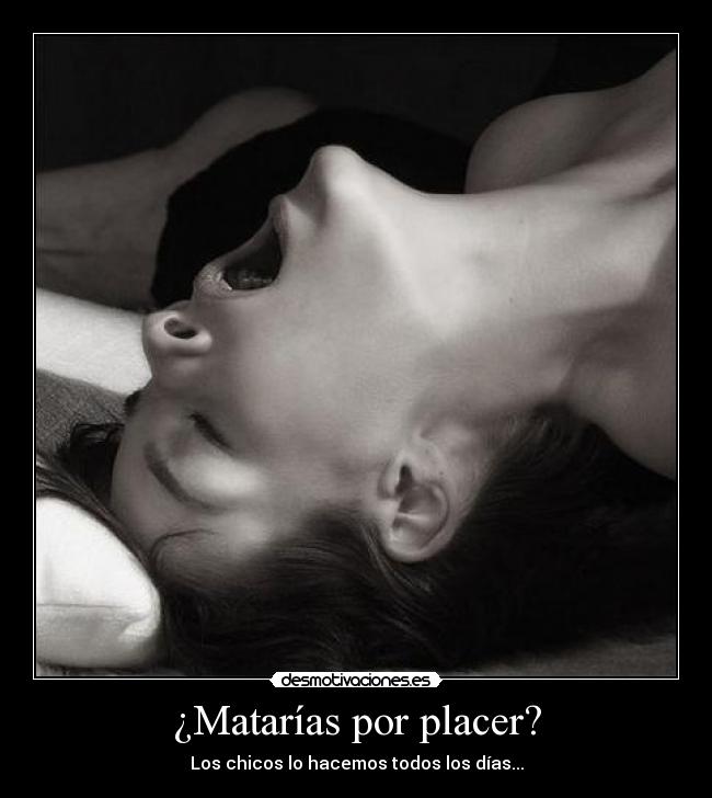¿Matarías por placer? -