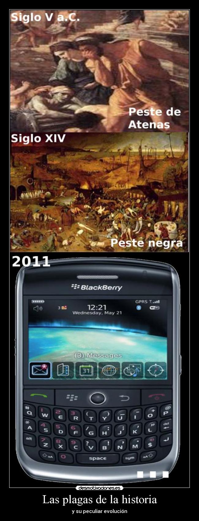 carteles historia hasta los huevos ver blackberrys por todos lados desmotivaciones