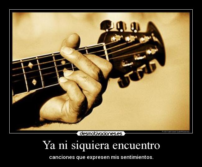 Ya ni siquiera encuentro - 