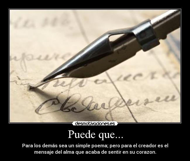Puede que... -