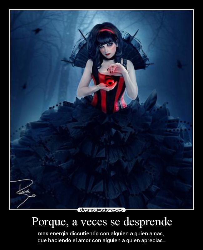 Porque, a veces se desprende - 