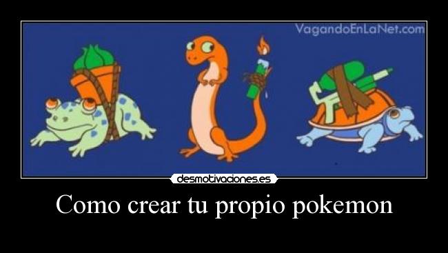 Como crear tu propio pokemon -