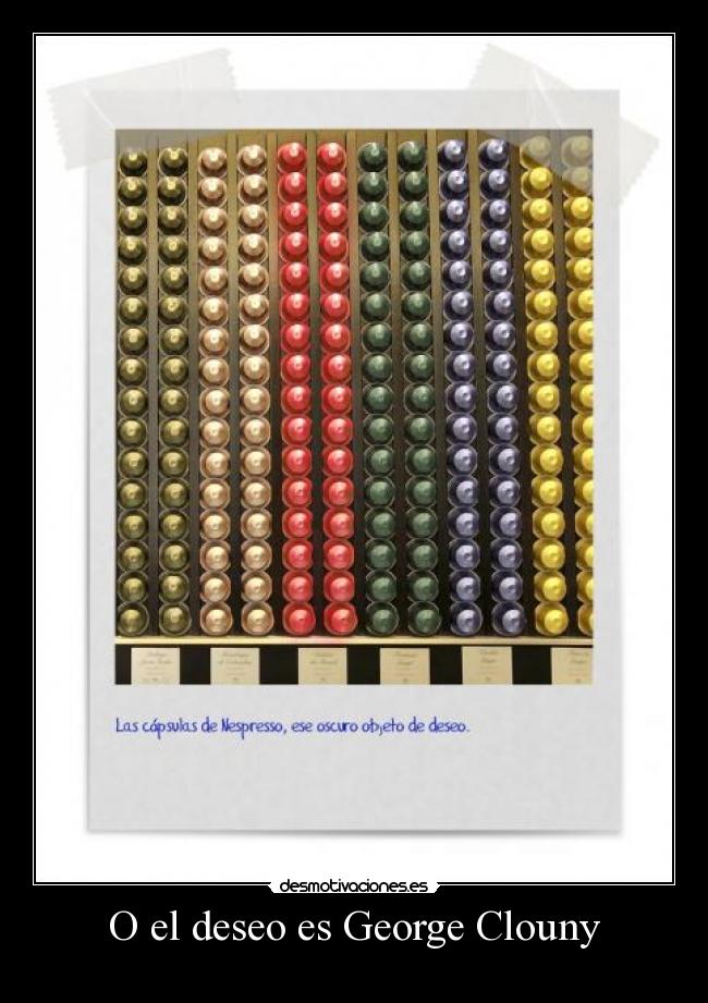 O el deseo es George Clouny -