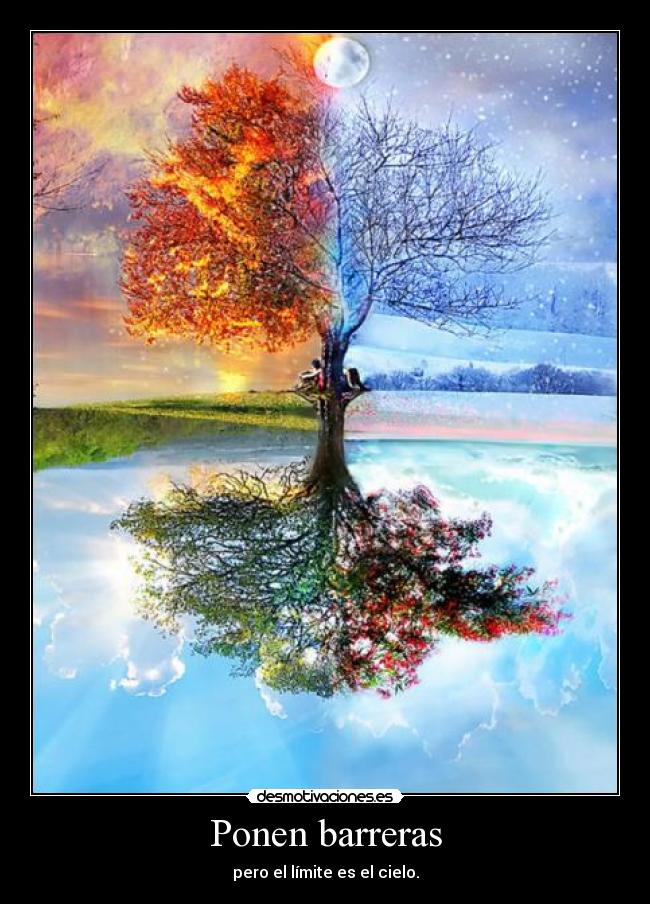 Ponen barreras - pero el límite es el cielo.