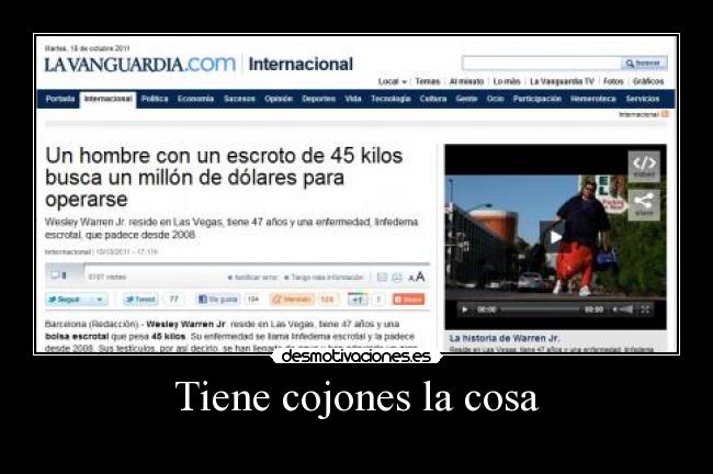 Tiene cojones la cosa - 