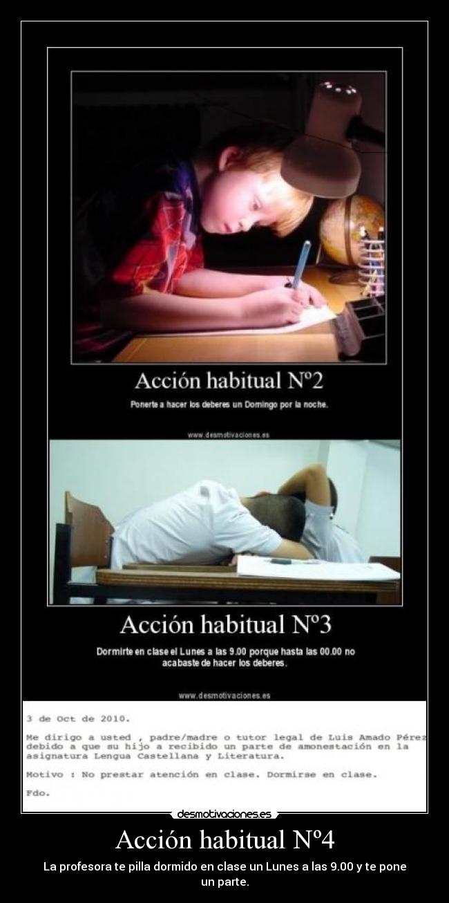 dormido acción dormido acción