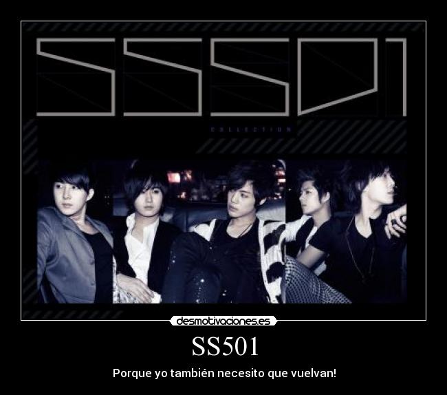 carteles ss501 double korea kpop necesito hallyu desmotivaciones