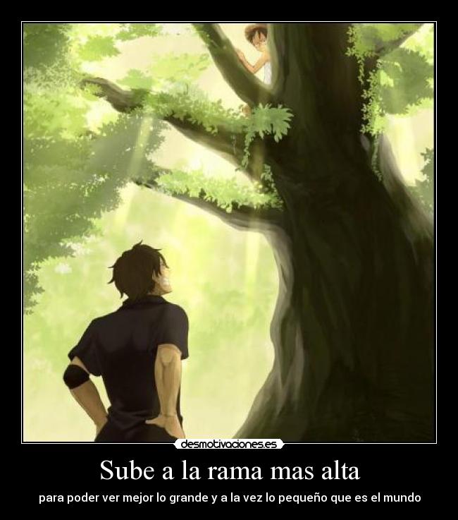 Sube a la rama mas alta -