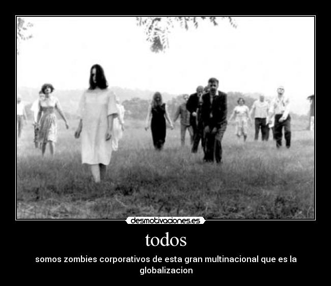 carteles zombies desmotivaciones