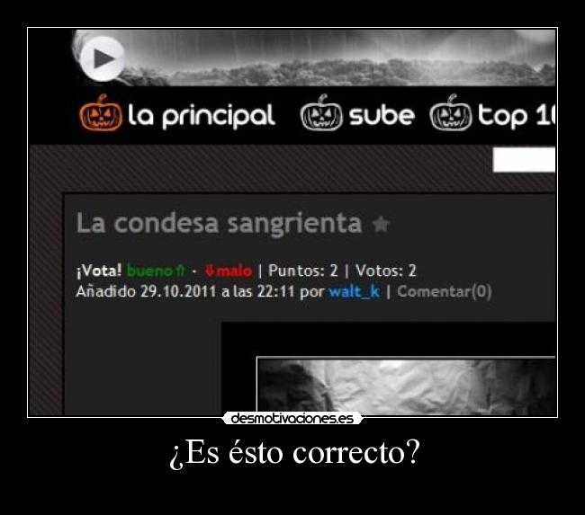 ¿Es ésto correcto? -