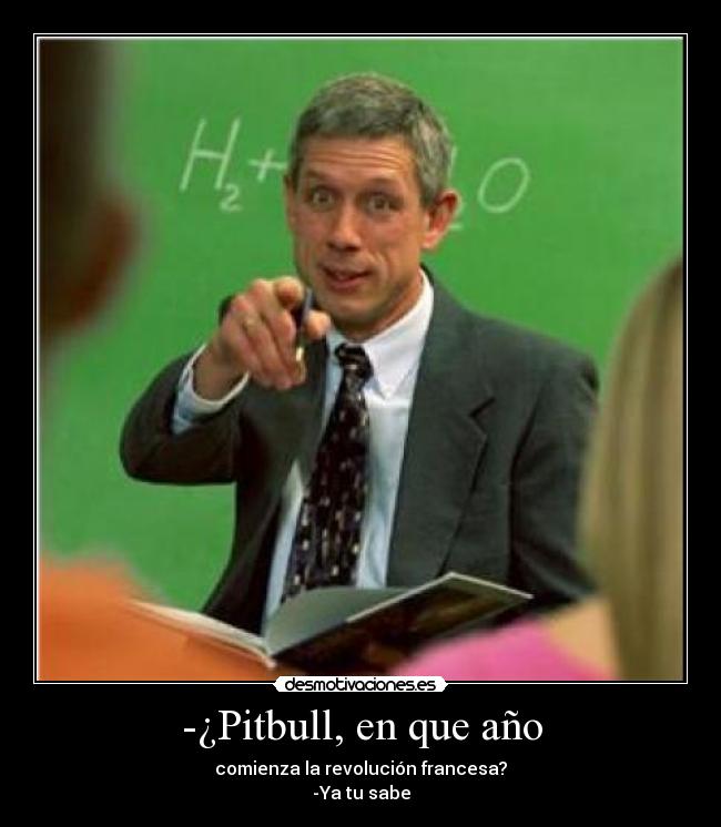 -¿Pitbull, en que año - 