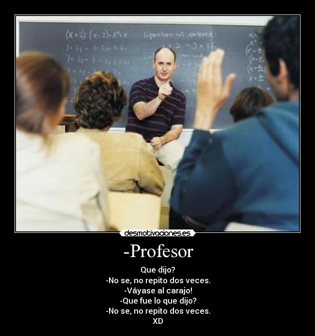 -Profesor -