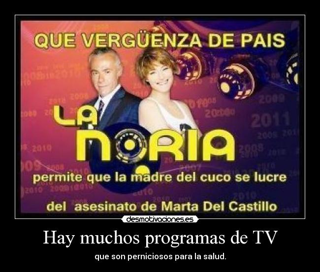 Hay muchos programas de TV - 