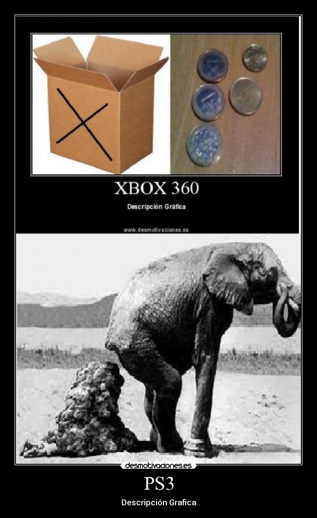 carteles ps3 xbox360 graficos fail 404 desmotivaciones