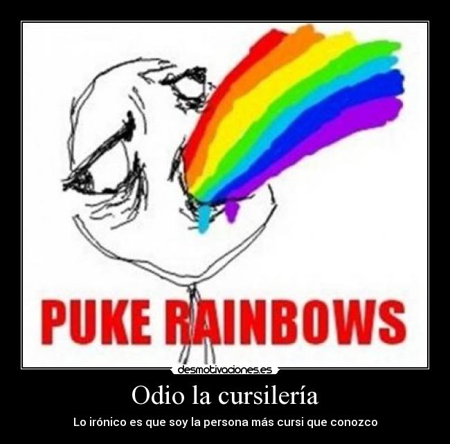 Odio la cursilería - 