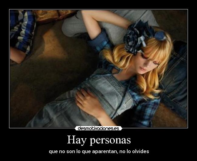 Hay personas -