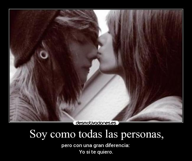 Soy como todas las personas, - 