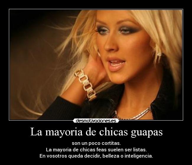 La mayoria de chicas guapas - 