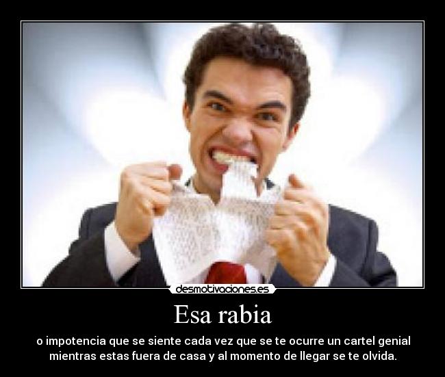 Esa rabia - 