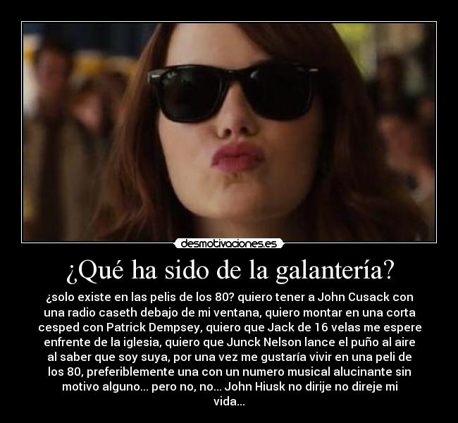 ¿Qué ha sido de la galantería? - 