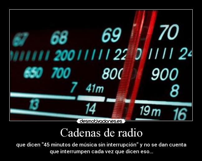 Cadenas de radio -