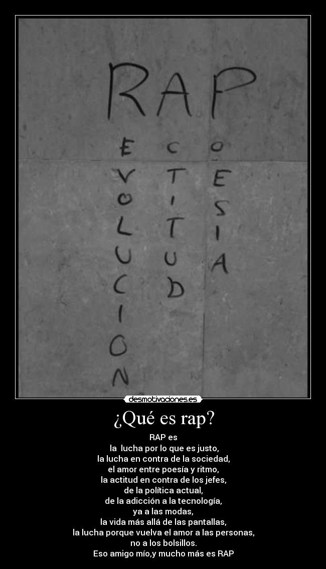 ¿Qué es rap? - 