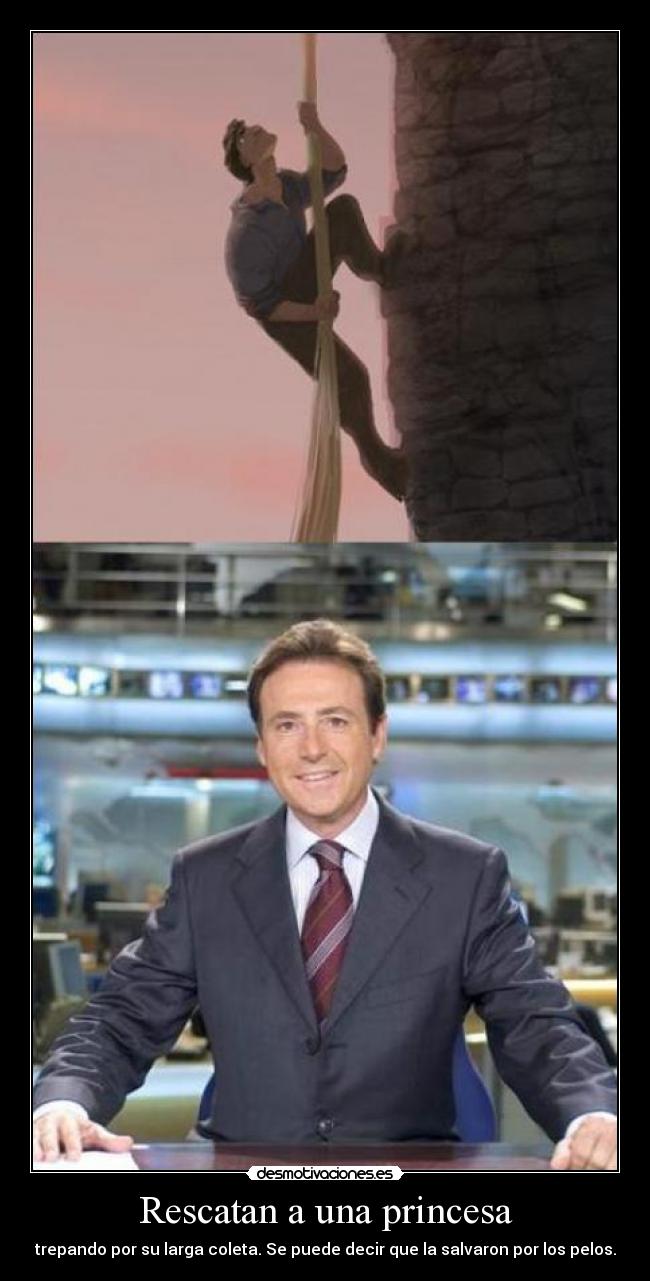 Rescatan a una princesa -