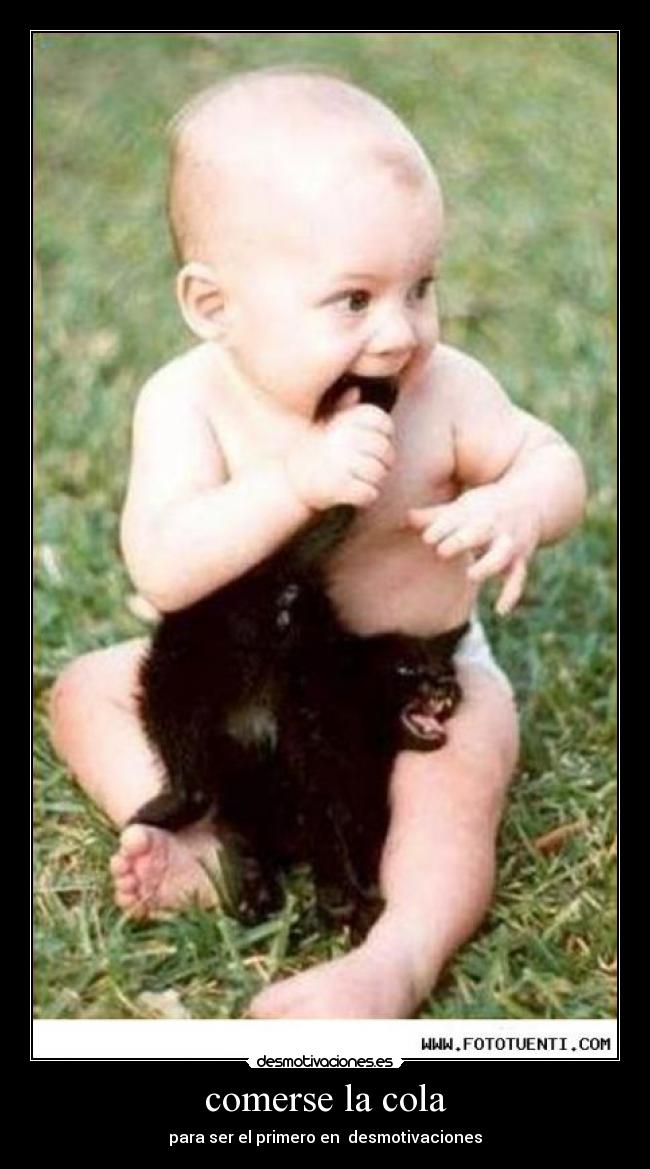 comerse la cola -