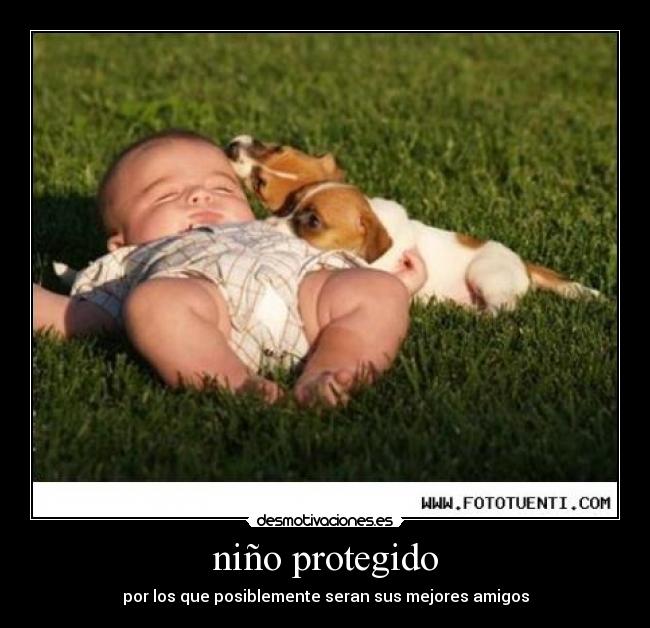 niño protegido - 