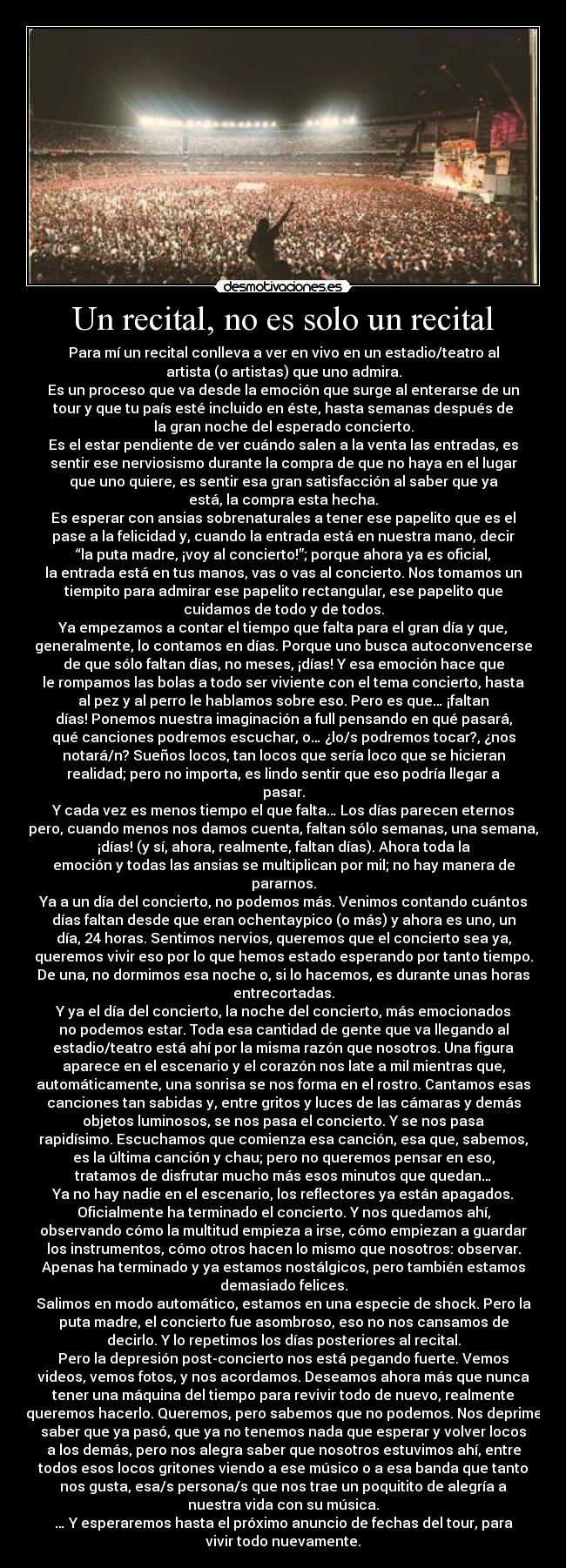 carteles recital desmotivaciones