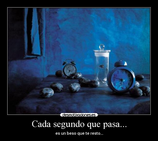 Cada segundo que pasa... -