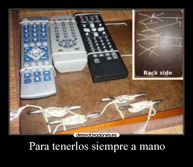 Para tenerlos siempre a mano -