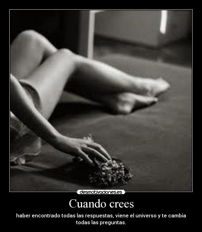 Cuando crees -