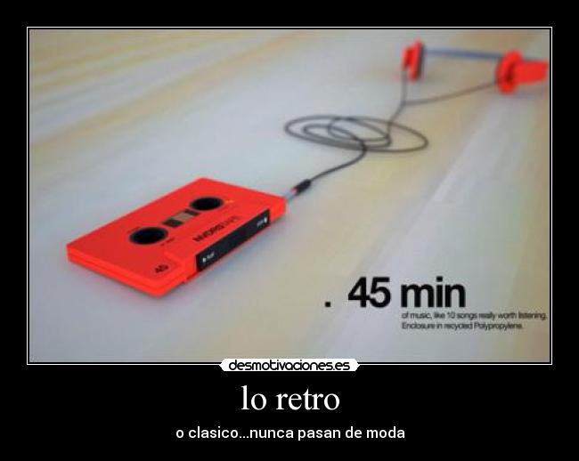 lo retro - o clasico...nunca pasan de moda