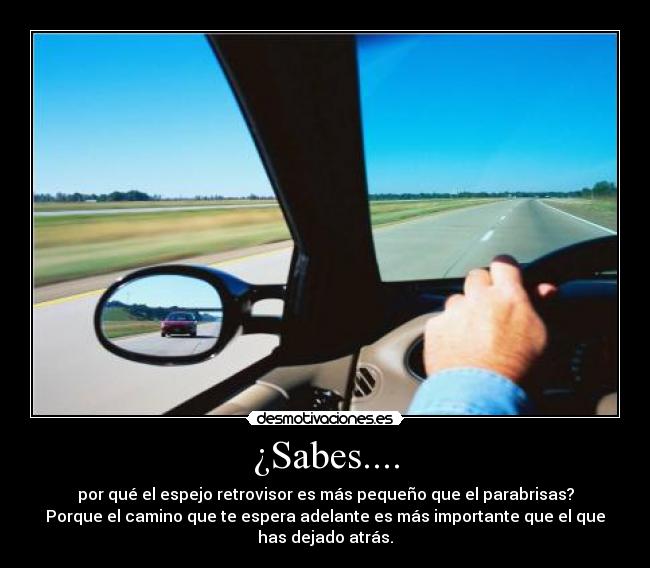 ¿Sabes.... -