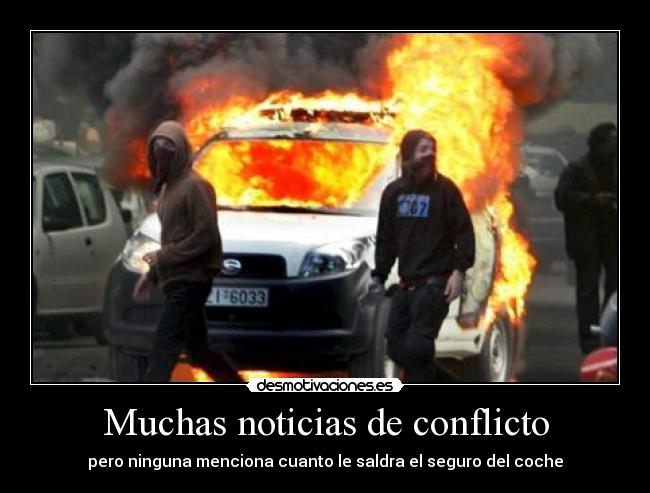 Muchas noticias de conflicto - 