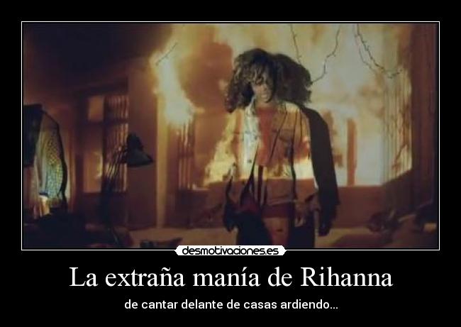 La extraña manía de Rihanna -