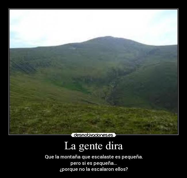 La gente dira -
