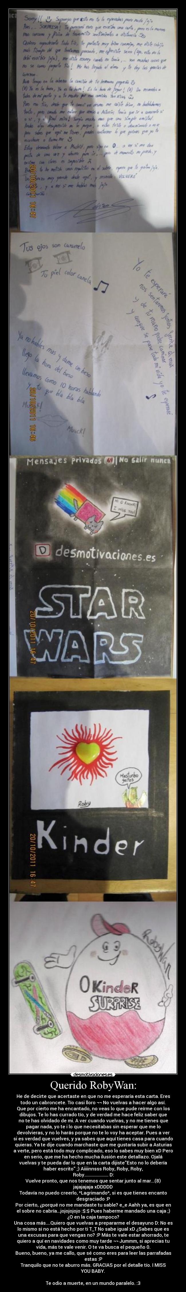 Querido RobyWan: -