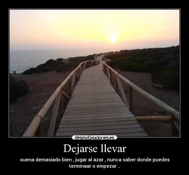 Dejarse llevar -
