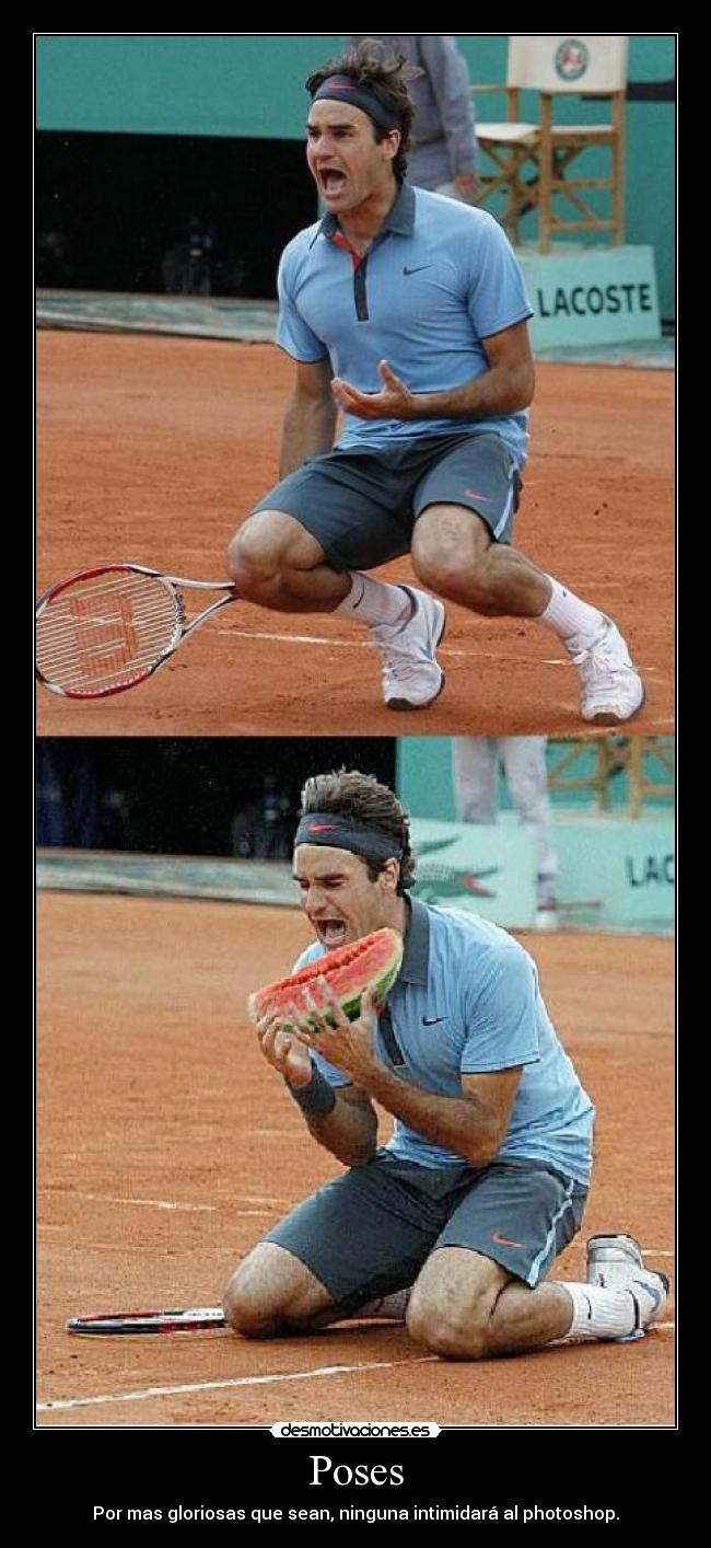 Poses - Por mas gloriosas que sean, ninguna intimidará al photoshop.