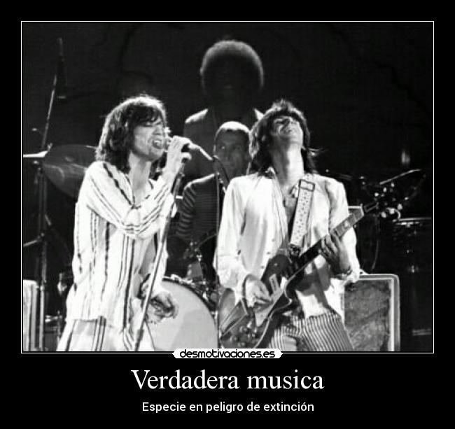 Verdadera musica - Especie en peligro de extinción