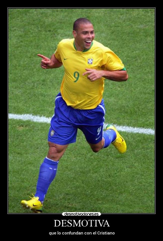 carteles ronaldo desmotivaciones