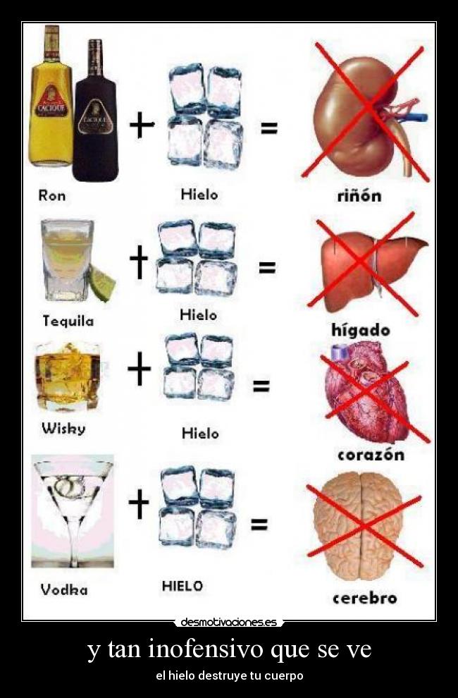 y tan inofensivo que se ve - el hielo destruye tu cuerpo
