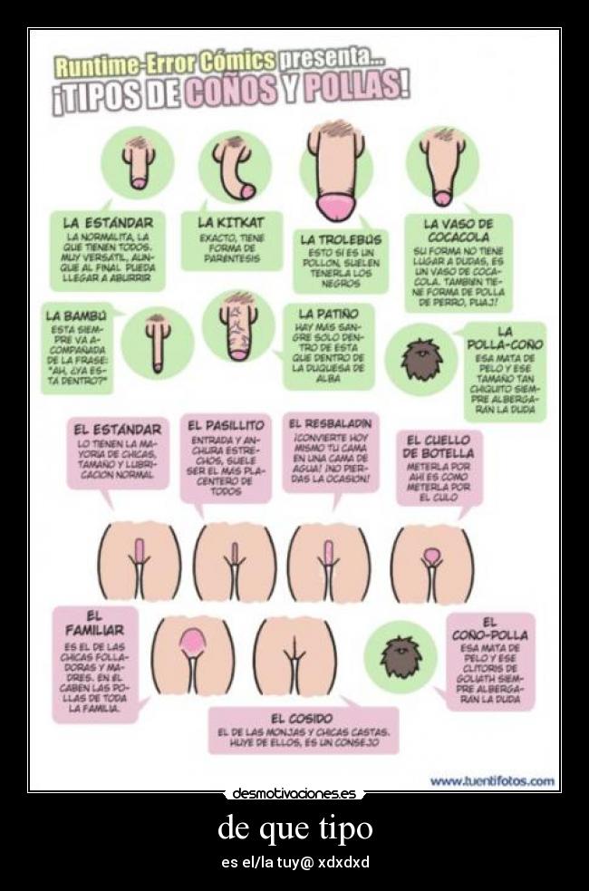 de que tipo - es el/la tuy@ xdxdxd