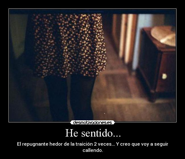 He sentido... - 